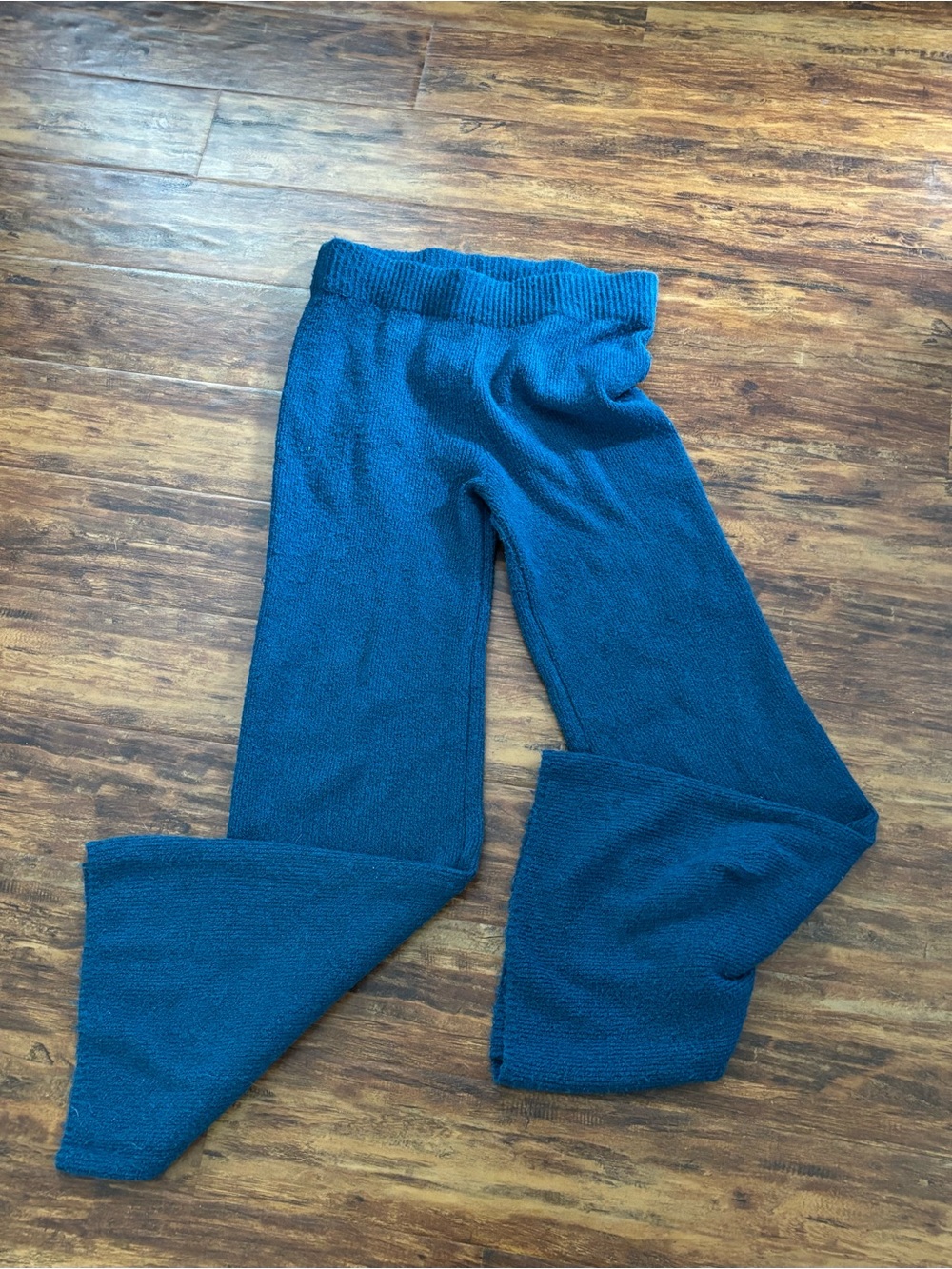 Pink Rose knit pants, sweater pants for chilly nites.  NWOT SOFT WIDE LEG
